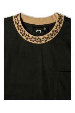 Flower Mock Neck Crewneck 13 Flower Mock Neck Crewneck -footwear Elegant shop 1140284BLK 6