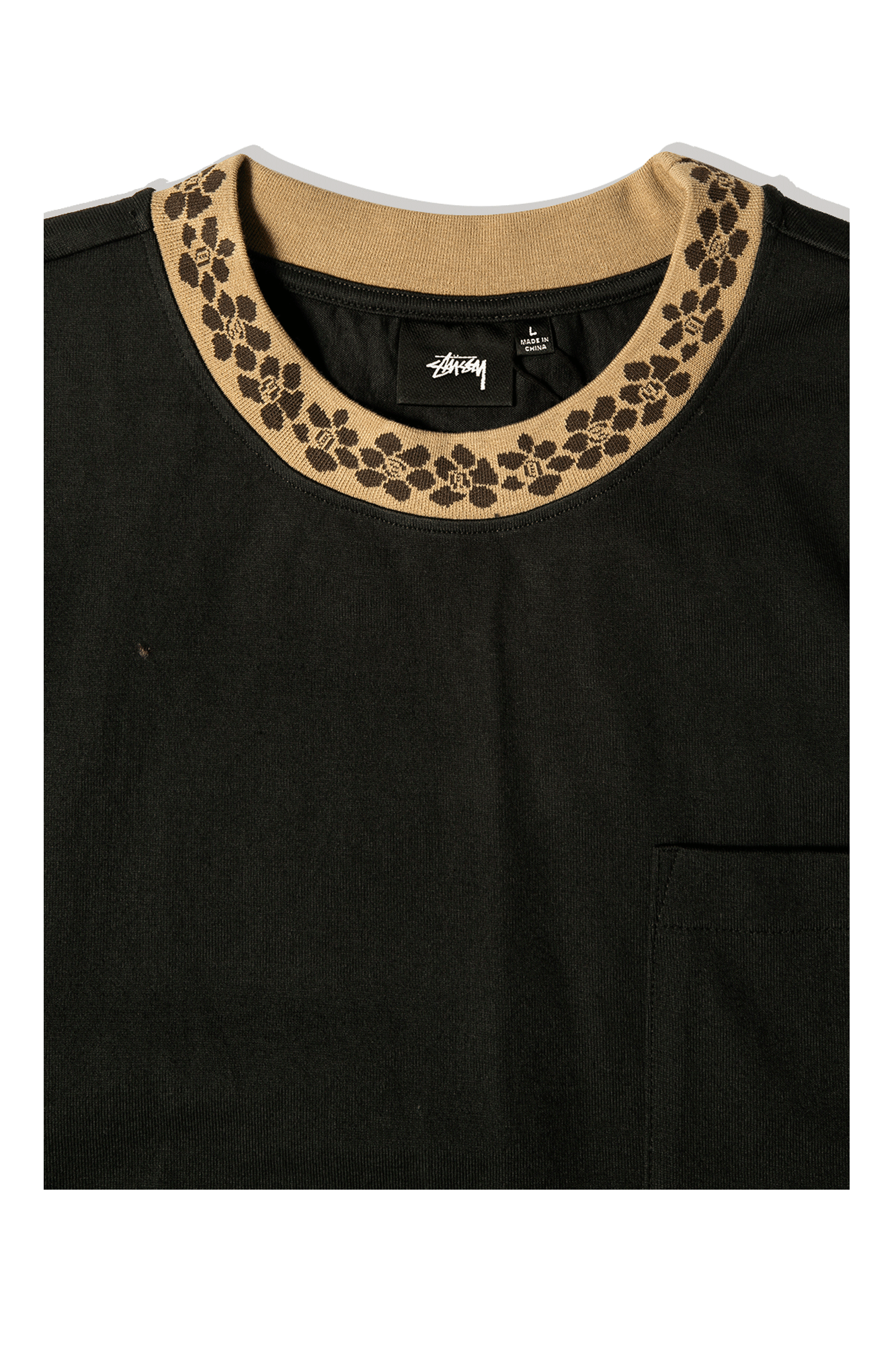 Flower Mock Neck Crewneck 6 Flower Mock Neck Crewneck - Image 6