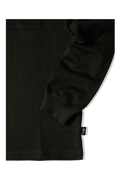 Flower Mock Neck Crewneck 14 Flower Mock Neck Crewneck -footwear Elegant shop 1140284BLK 7