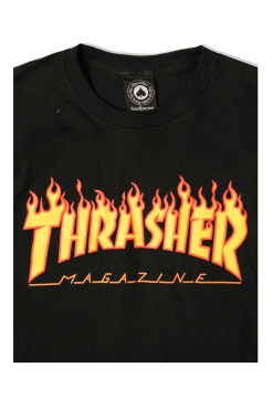 Flame LongSleeve T-Shirt -footwear Elegant shop 311032BLACK 5