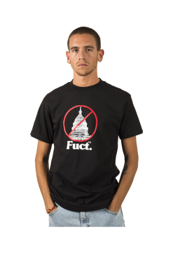 NO GOVERNMENT T-Shirt -footwear Elegant shop FSU19004BLACK 4