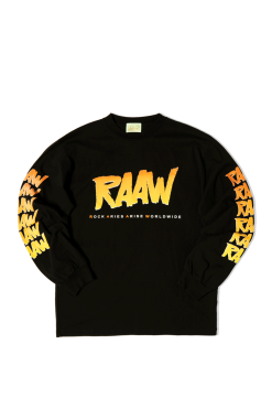 RAAW LongSleeve T-Shirt -footwear Elegant shop FTAR60023BLK 7
