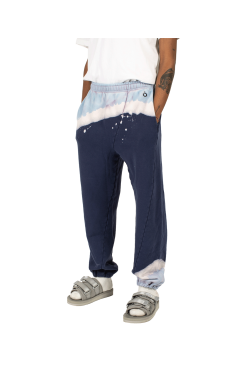 Hand Dyed Twist Pants -footwear Elegant shop N33CS02BNVYBLU 4