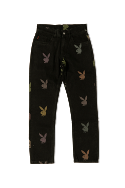 PLAYBOY Scattered Denim -footwear Elegant shop P22PB033BLK 7