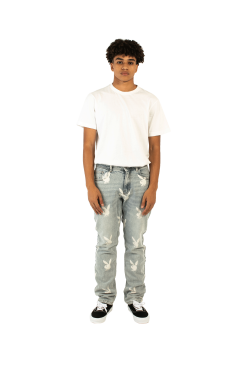 PLAYBOY Scattered Denim
