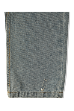 Safety Pin 5 Pocket Denim -footwear Elegant shop P22W038BLU 6