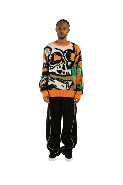 Skulls Crewneck Knit