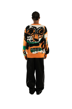 Skulls Crewneck Knit -footwear Elegant shop PAW228606FIRECR 3 7e697cbe 248f 45a5 b77e 66227e9fb0d6