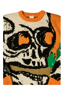 Skulls Crewneck Knit -footwear Elegant shop PAW228606FIRECR 5 76442f01 ea4b 48ec 9918 dc9f20812ad3