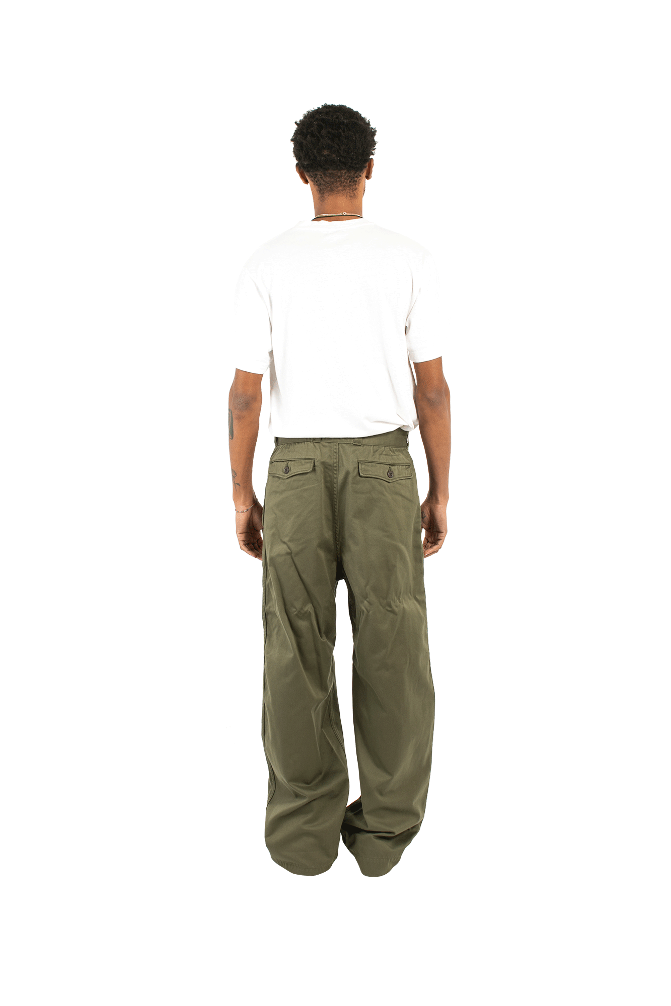 Double Pleat Wide Chino 3 Double Pleat Wide Chino - Image 3