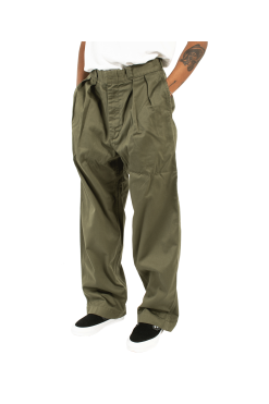 Double Pleat Wide Chino 10 Double Pleat Wide Chino -footwear Elegant shop SUCF154EMGRN 4