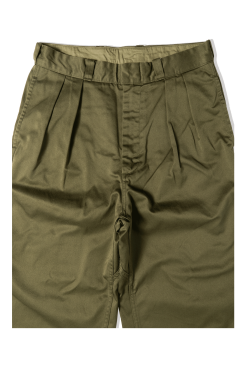 Double Pleat Wide Chino 11 Double Pleat Wide Chino -footwear Elegant shop SUCF154EMGRN 5