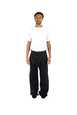 Double Pleat Wide Chino