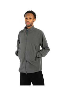 Grid Fleece Jacket -footwear Elegant shop SW 22AU012FRSGRN 4