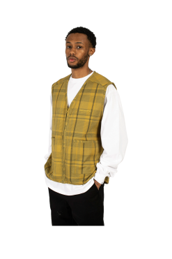 Waffle Check Vest -footwear Elegant shop TN221TOWVL01MSTRD 4