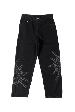 Web Embroidery Denim -footwear Elegant shop TN223DPA5P03BLK 7