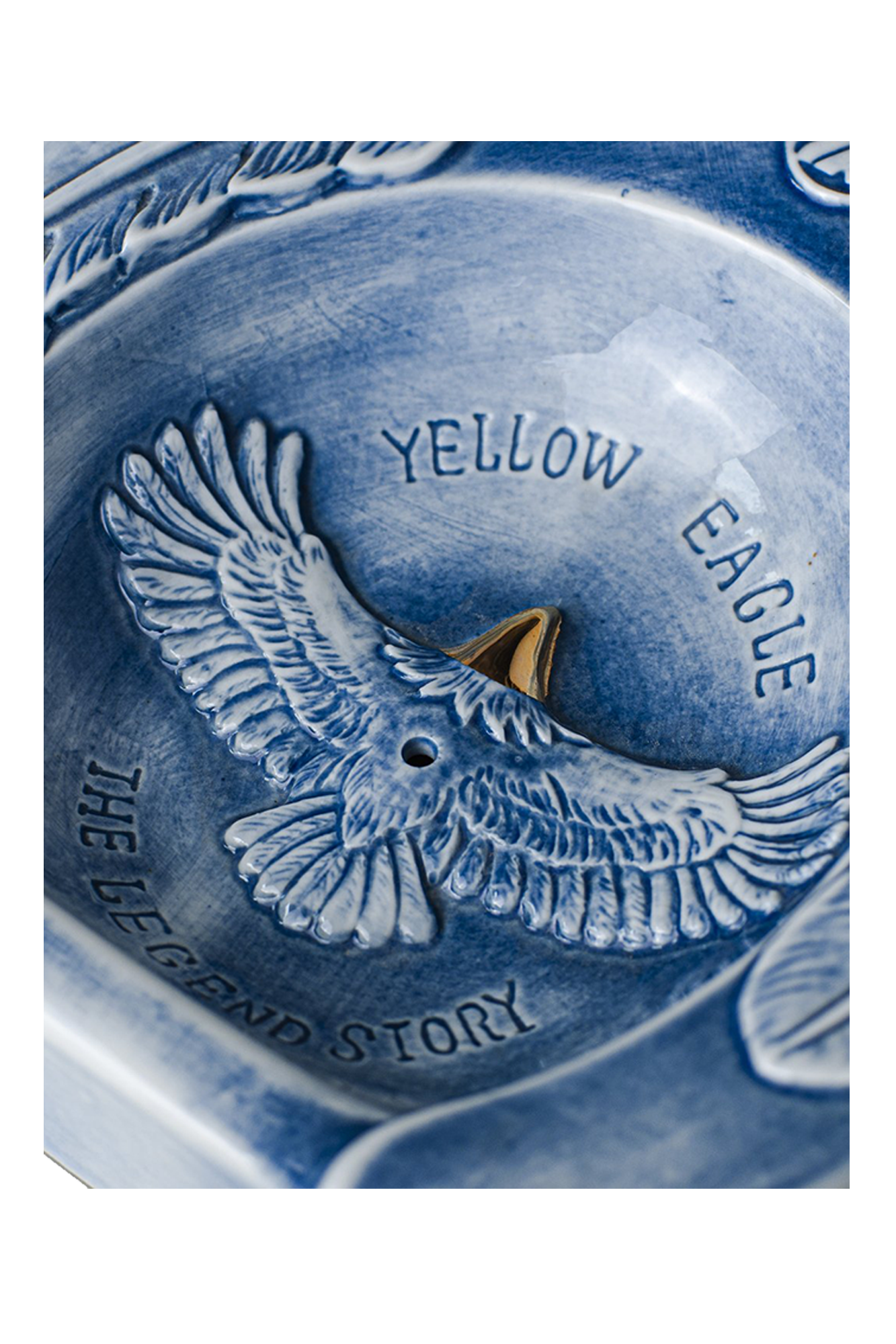 Yellow Eagle Ashtray 3 Yellow Eagle Ashtray - Image 3